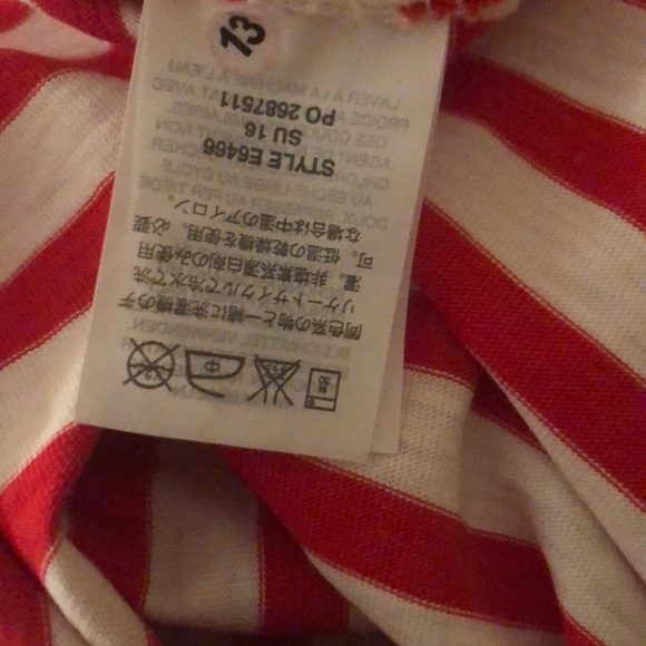 JCrew Red Striped T - Picture 8 of 8